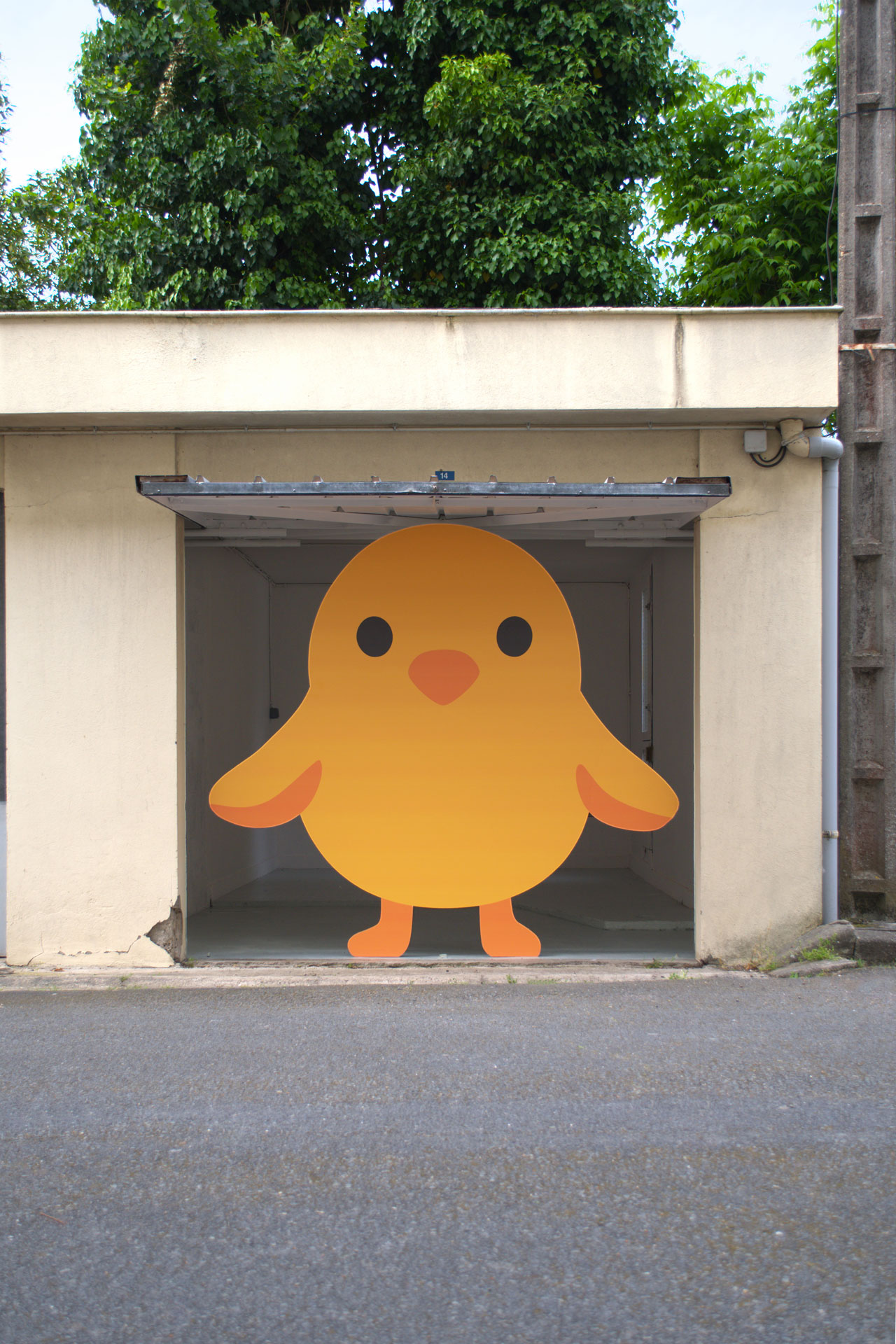 Claude Closky, ‘The Nest,’ 2026, digital print on honeycomb board, wood, 190 x 200 x 50 cm.  Exhibition view @ Friends and Family, Bordeaux, May 2026